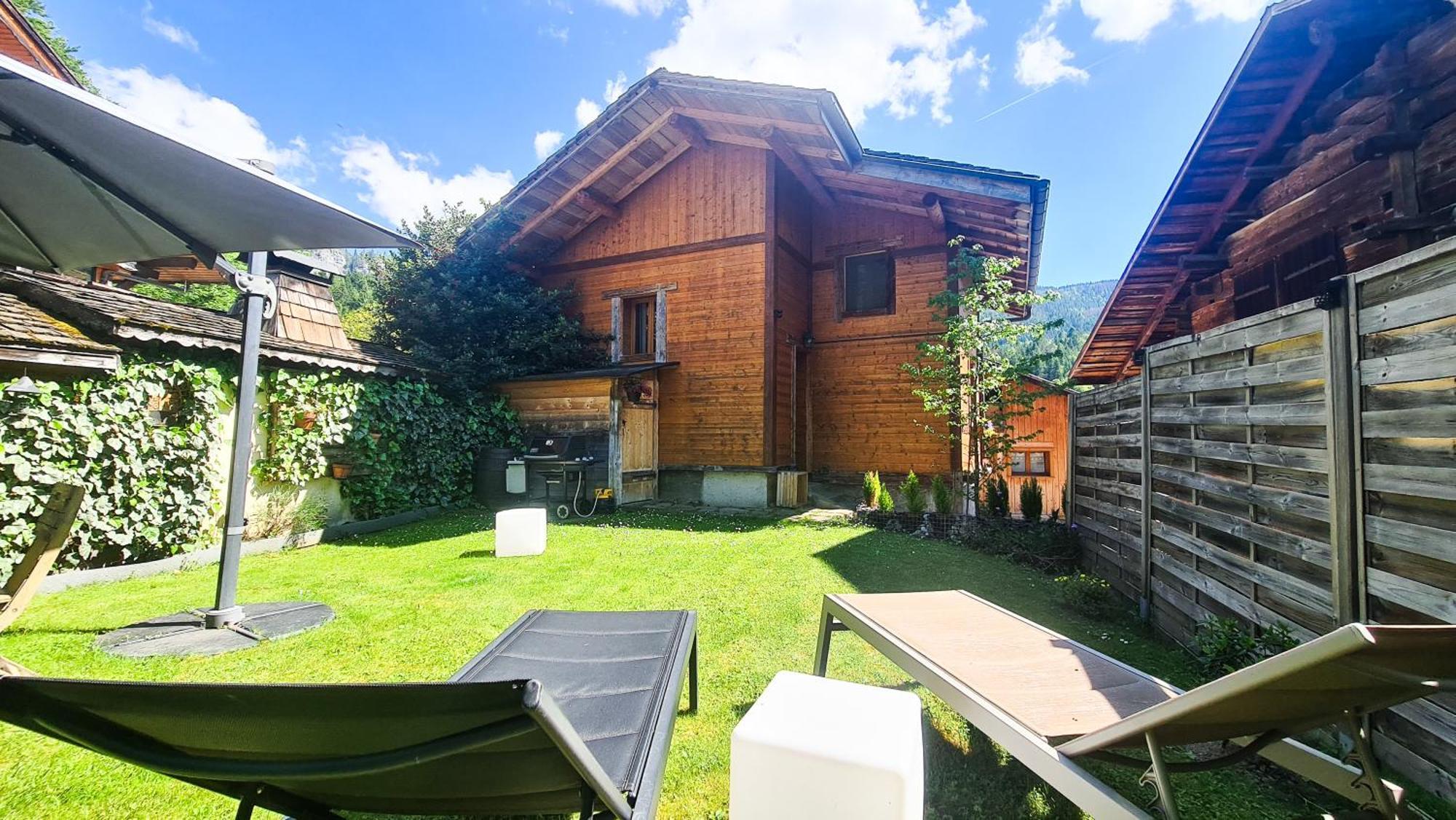 Le Grenier 1821 - Mini Chalet - Centre Village - Aravistour Saint-Jean-de-Sixt Buitenkant foto